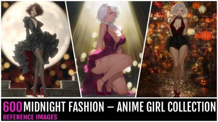 600 MIDNIGHT FASHION – ANIME GIRL COLLECTION