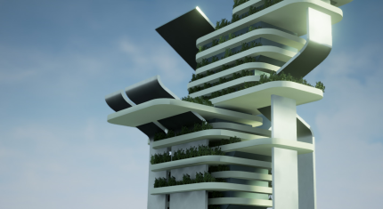 Neo-Futuristic Architectural Visualisation